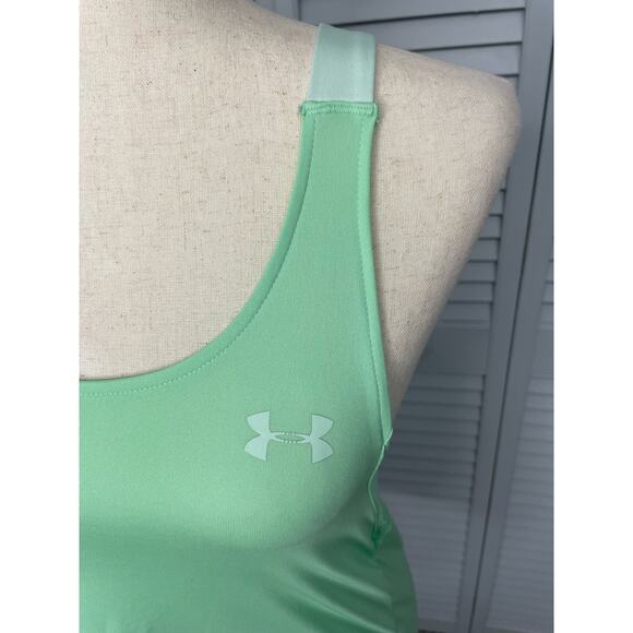 Under Armour heatgear loose criss cross athletic tank light green women's small - Picture 2 of 9